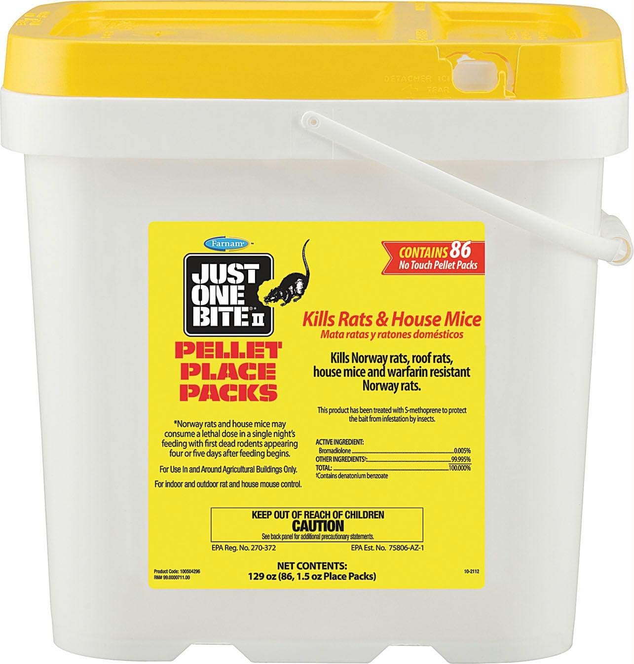 just one bite ii 1.5oz pellet packs, 86 count