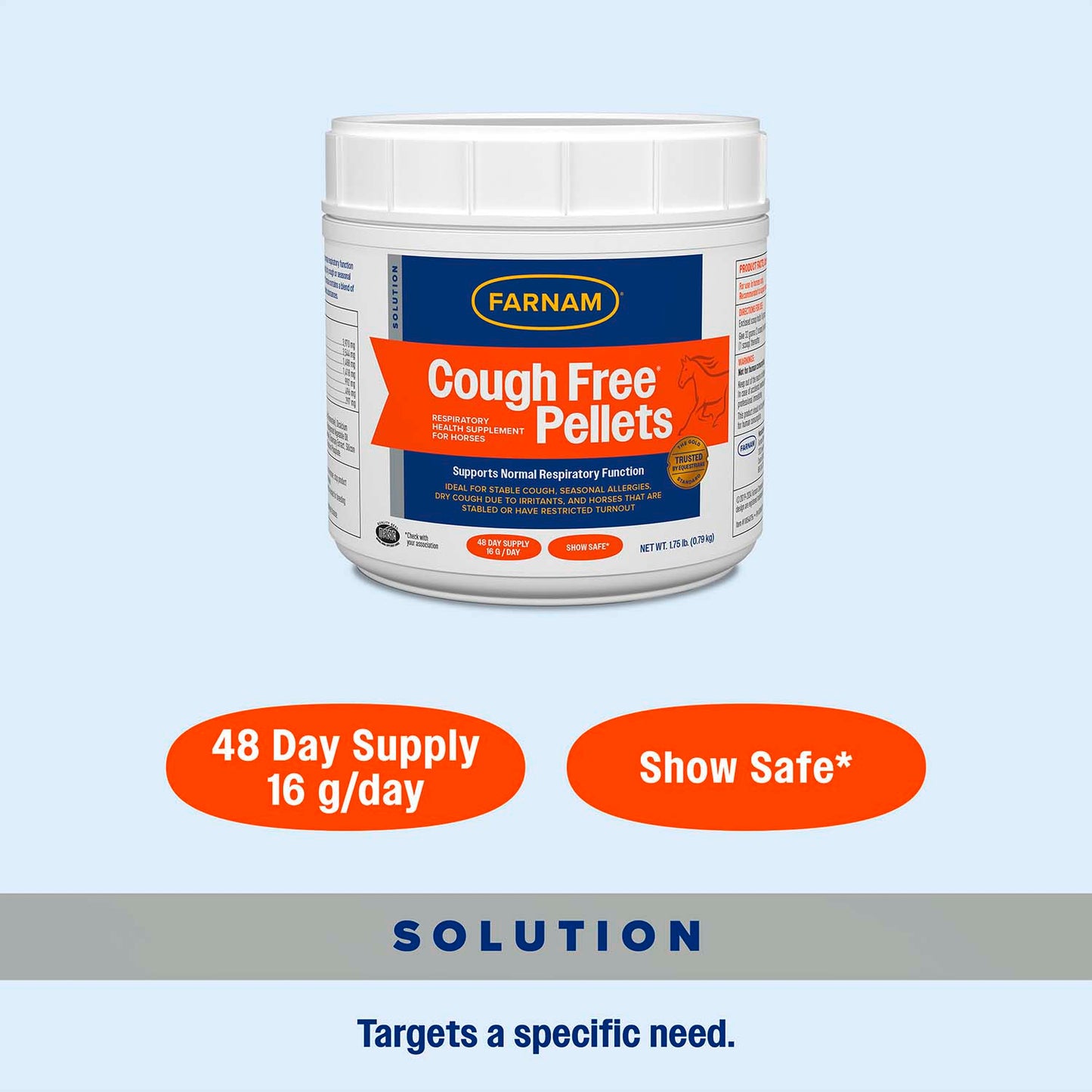 cough free pellets, 1.75 lb