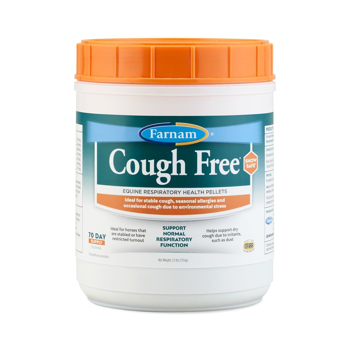 cough free pellets, 2.5 lb