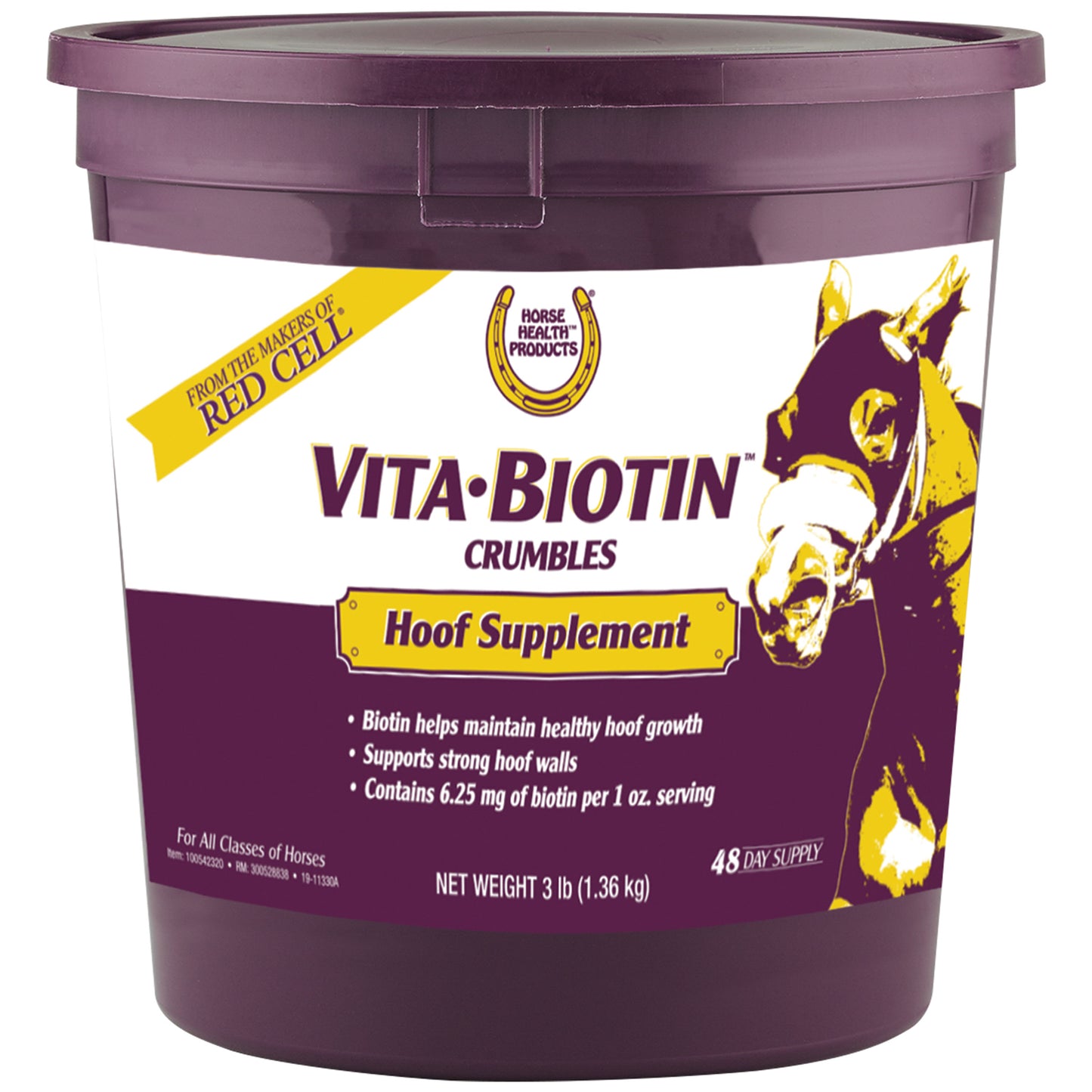 vita biotin crumbles, 3 lb