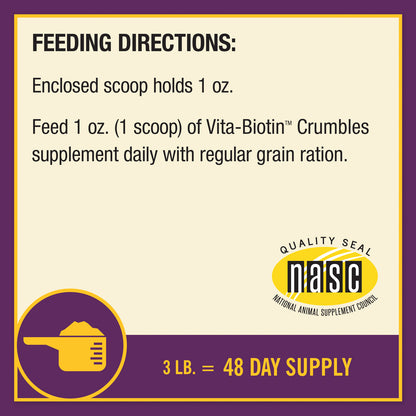 Vita Biotin Crumbles, 3 lb