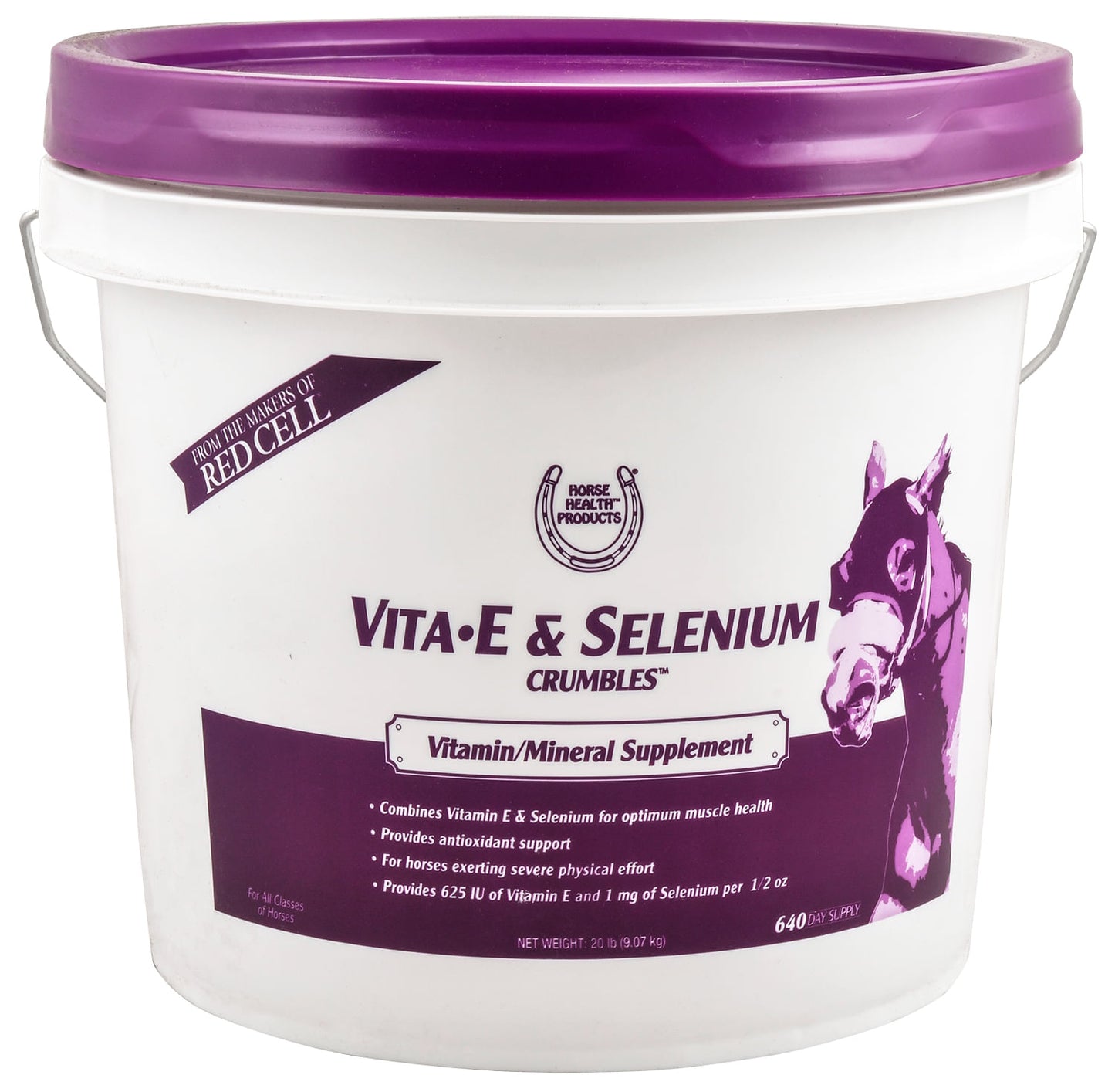 vitamin e and selenium crumbles, 20 lb