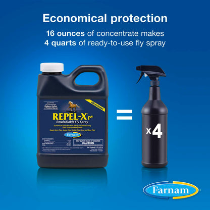 Repel-X p(e) Emulsifiable Fly Spray, 16 oz