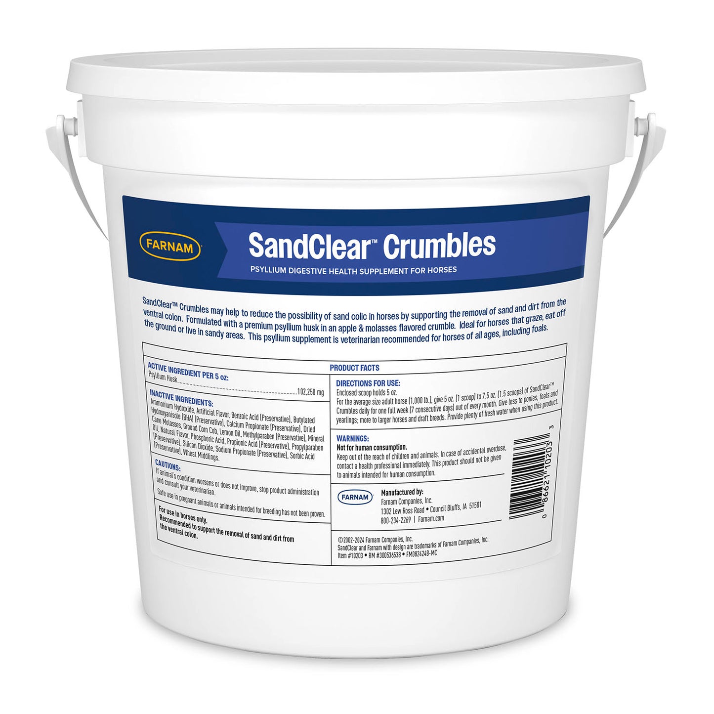 sand clear crumbles, 3 lb