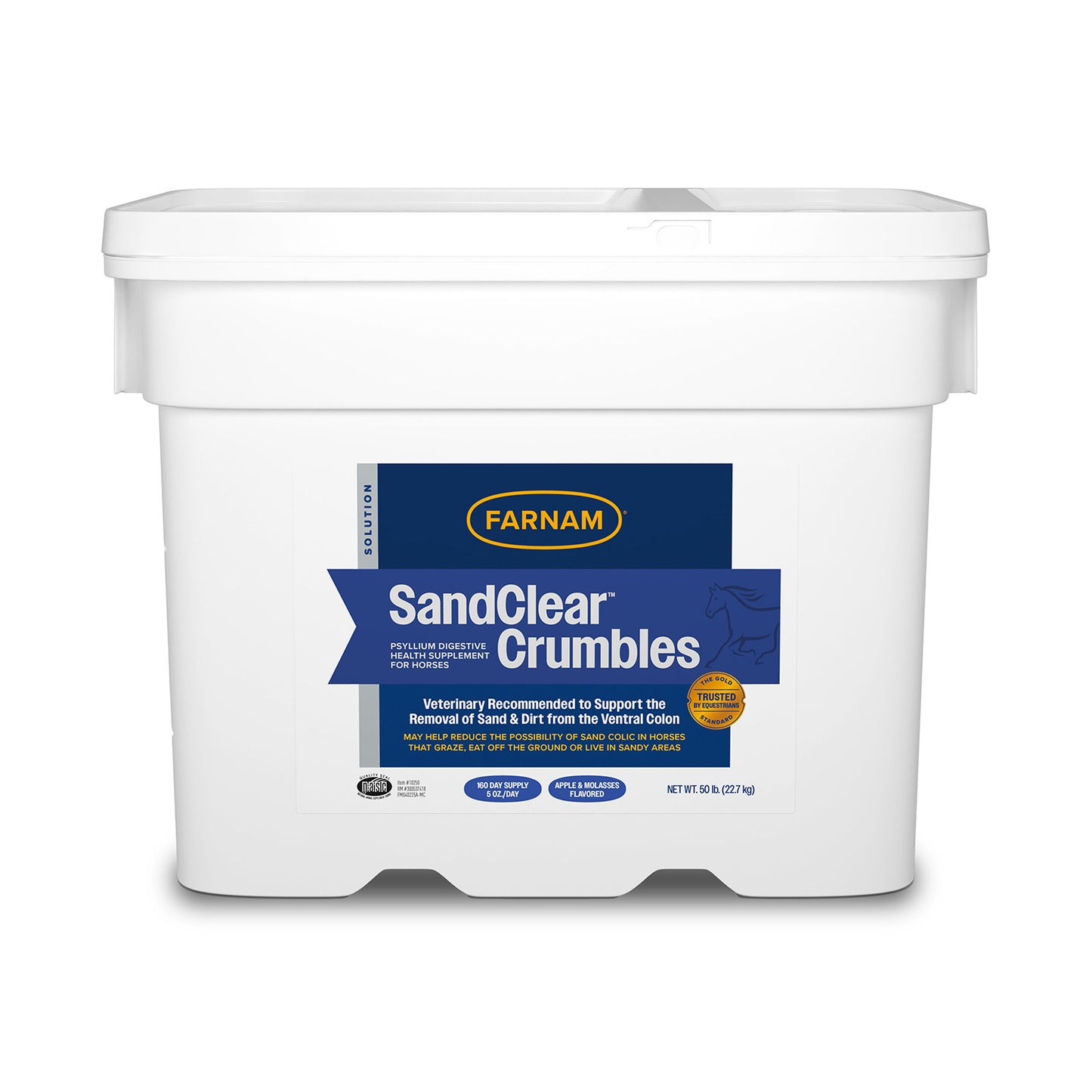 sand clear crumbles, 50 lb