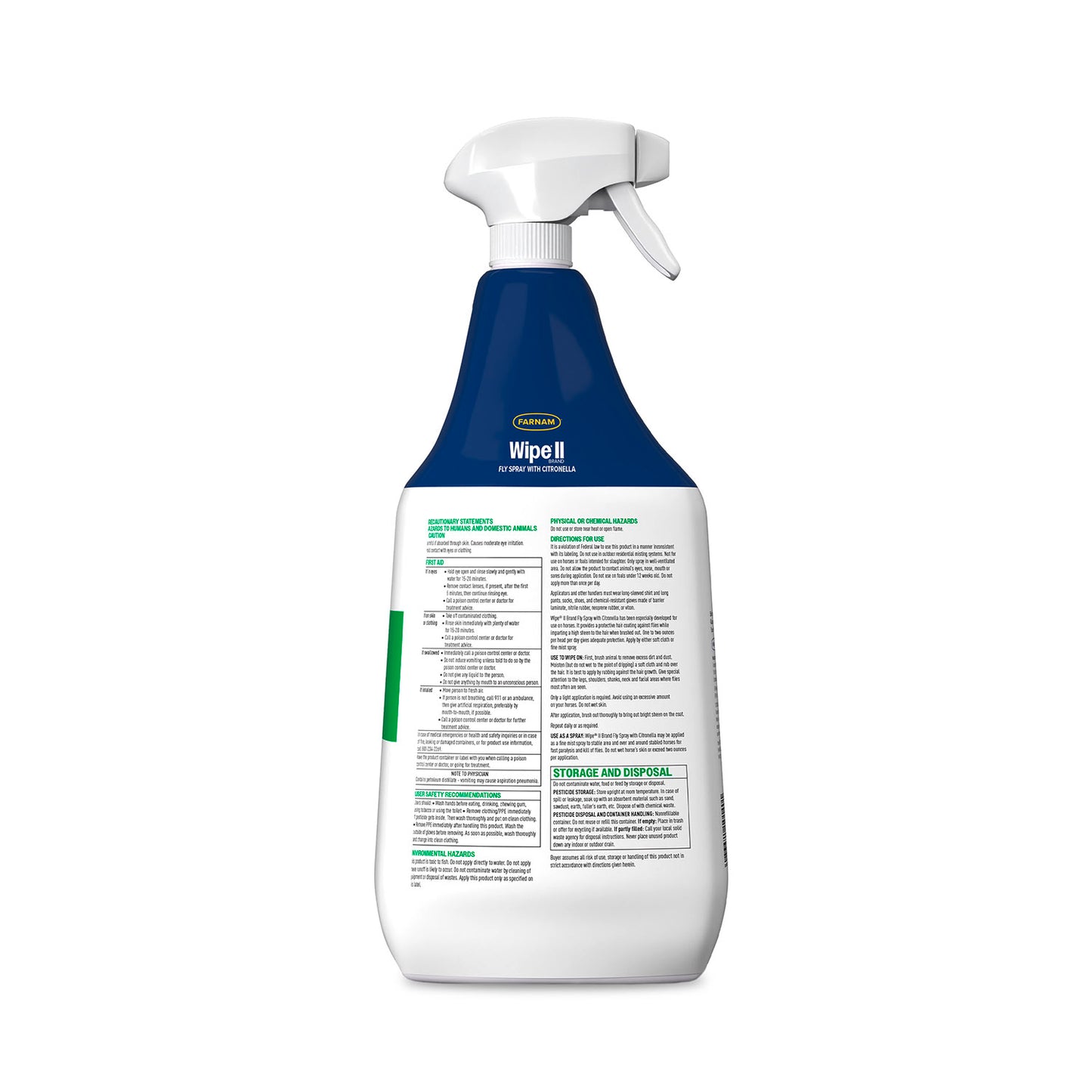 wipe ii citronella rtu, quart