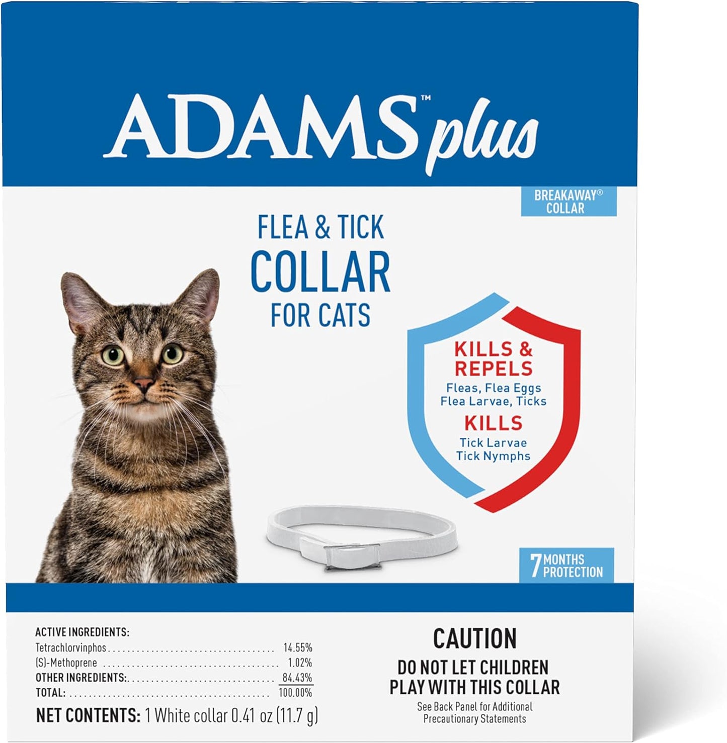 adams plus f/t collars for cats