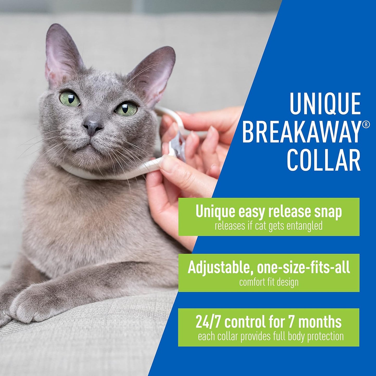 adams plus f/t collars for cats