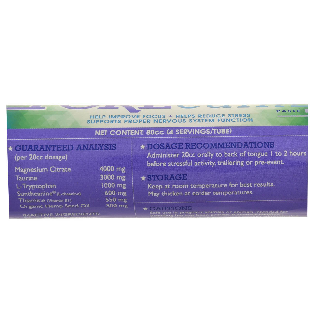 forecalm paste, 80 cc