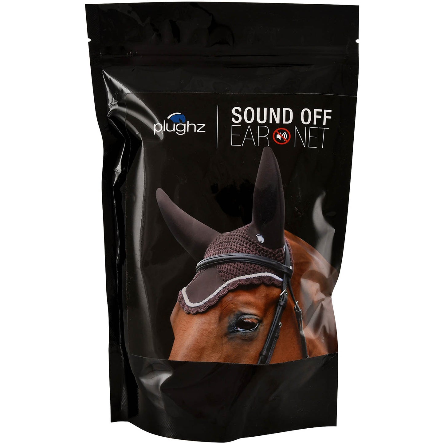 plughz sound off ear net color: chocolate