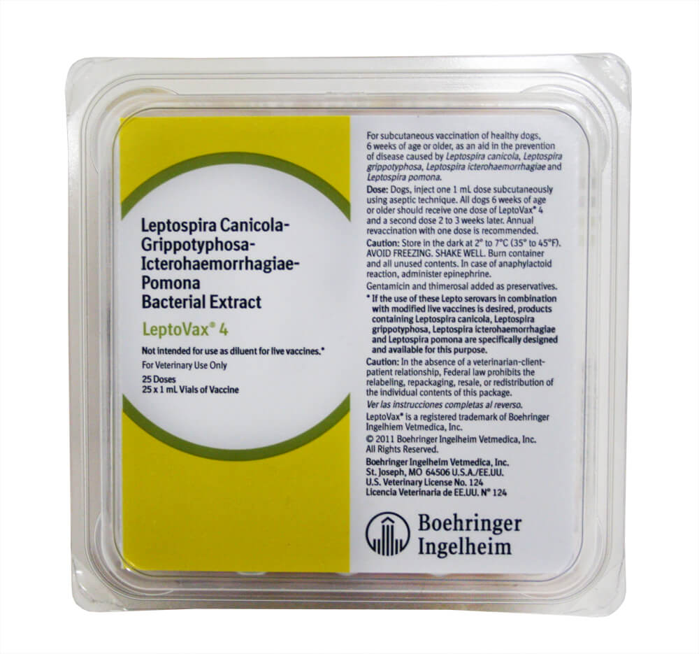 trucan  l4 /leptovax 4 (25 x 1ml)