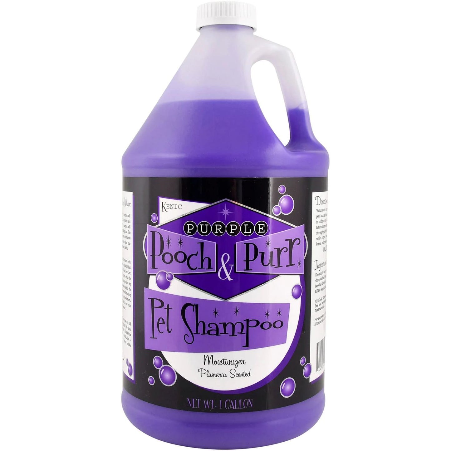purple pooch & purr shampoo gal