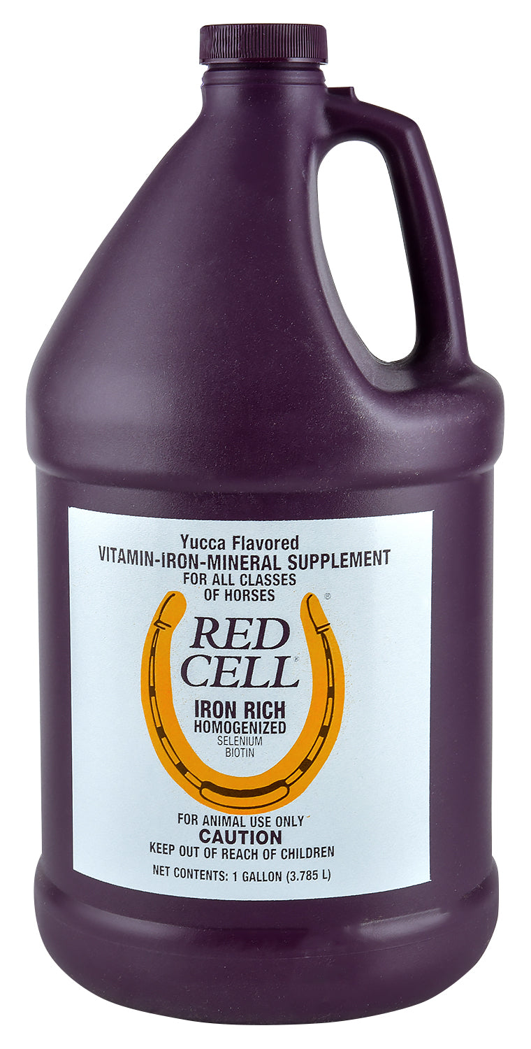red cell for horse, gallon