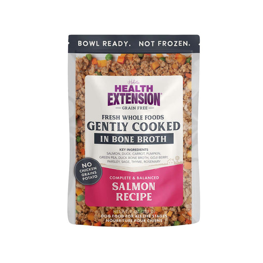 Gently Cooked Grain Free Salmon Recipe 9oz Pouches for Dogs -9oz