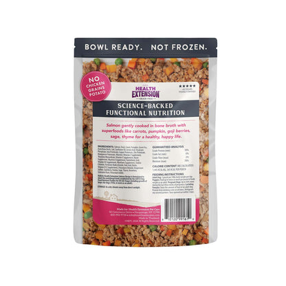 Gently Cooked Grain Free Salmon Recipe 9oz Pouches for Dogs -9oz