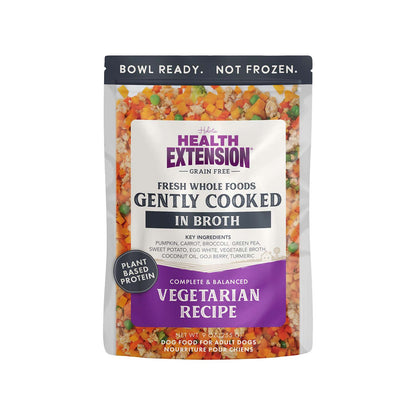 Gently Cooked Grain Free Vegetarian Recipe 9oz Pouches for Dogs -9oz
