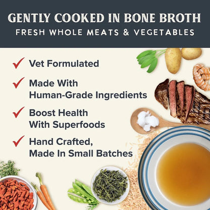 Gently Cooked Lamb & Carrot Recipe Pouches for Dogs -3oz