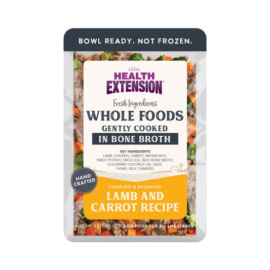 Gently Cooked Lamb & Carrot Recipe Pouches for Dogs -9oz