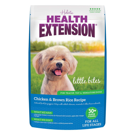 Health Extension Little Bites Chicken & Brown Rice Recipe Dry Dog Food 10lb