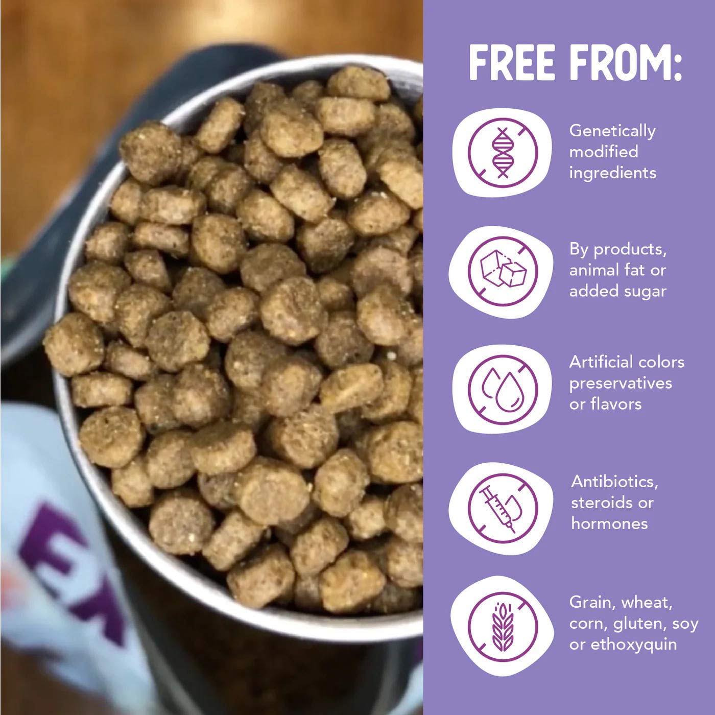 health extension grain free chicken & turkey little bites dry dog food 3.5lb