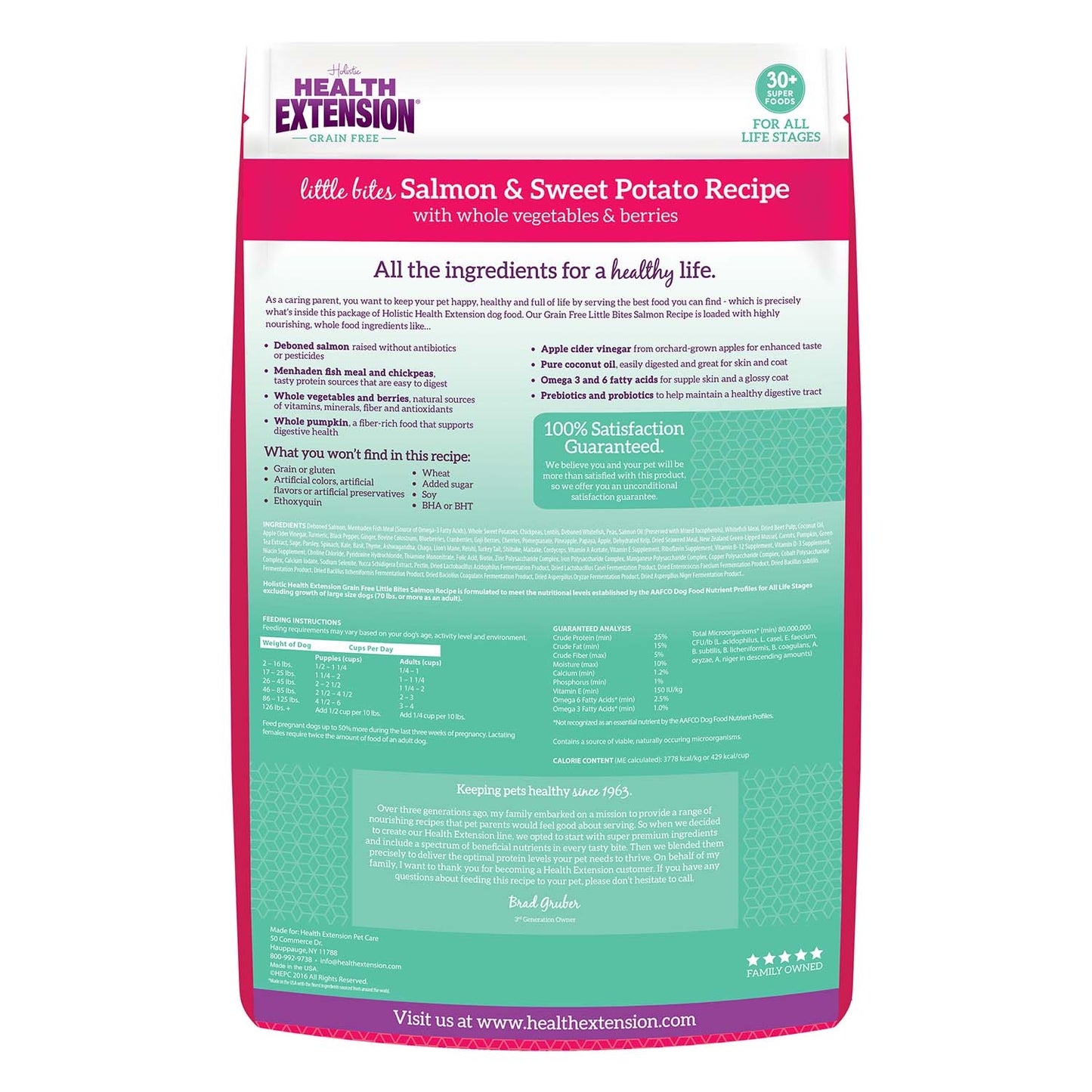 health extension grain free salmon little bites dry dog food 12lb