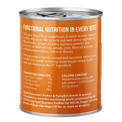 Digestive Support, Chicken & Pumpkin Entrée in Gravy