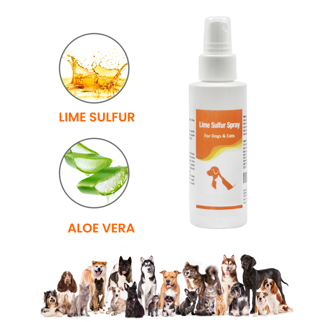 healthy paw life's lime sulfur spray, 4 fl oz