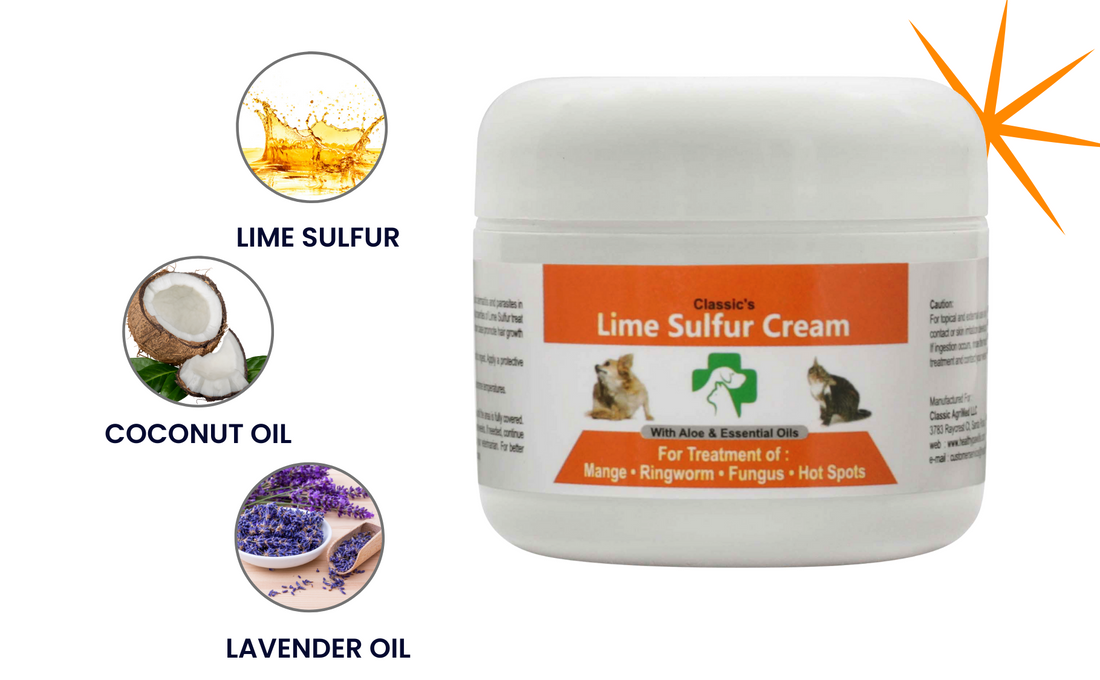healthy paw life's lime sulfur cream, 2 oz