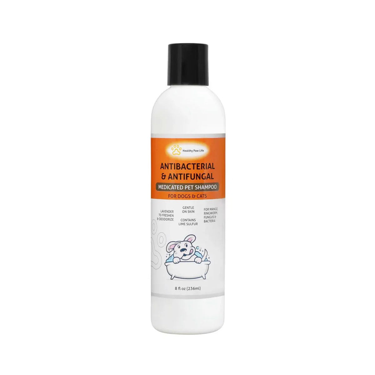 healthy paw life's lime sulfur shampoo, 8 fl oz