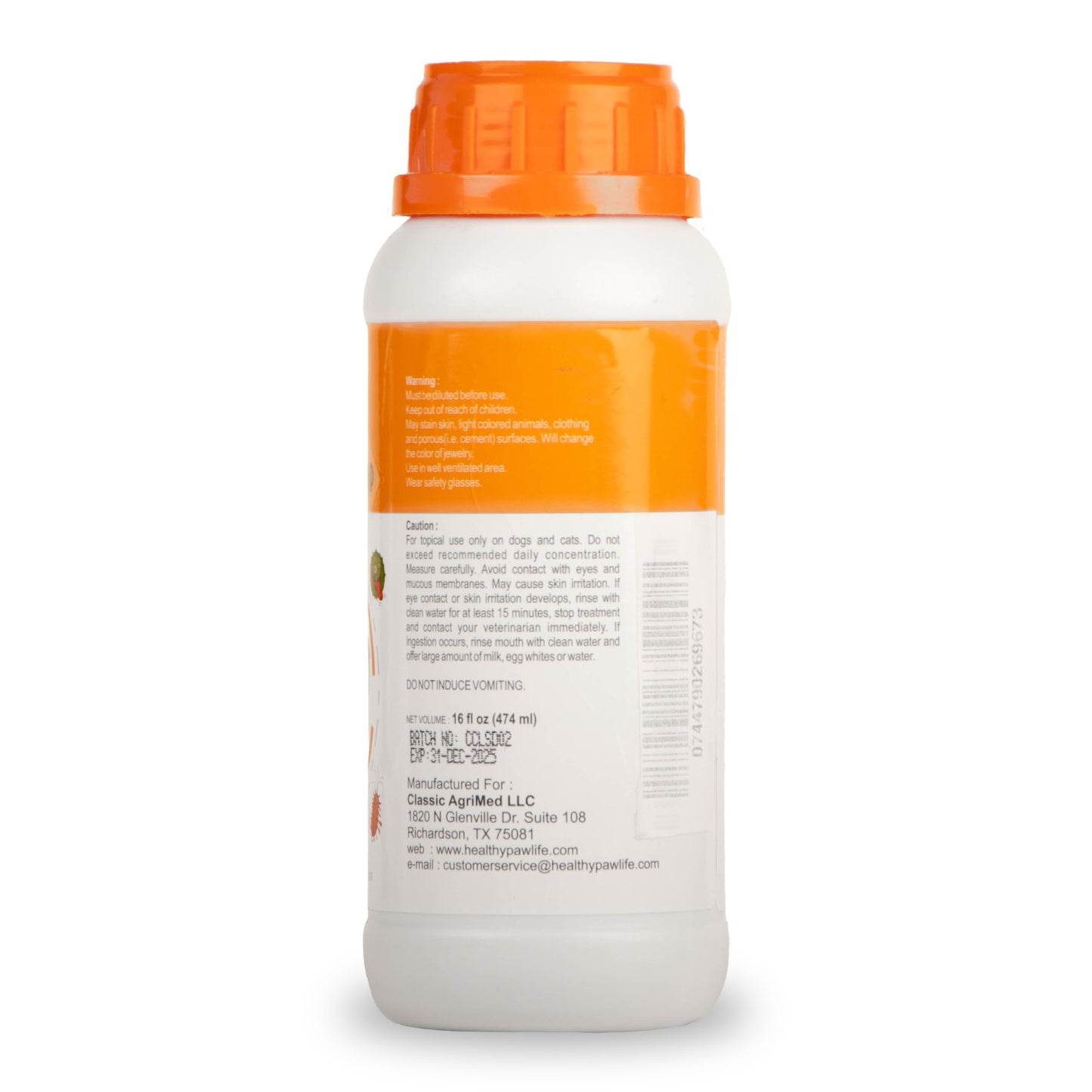 healthy paw life's lime sulfur dip, 16 fl oz