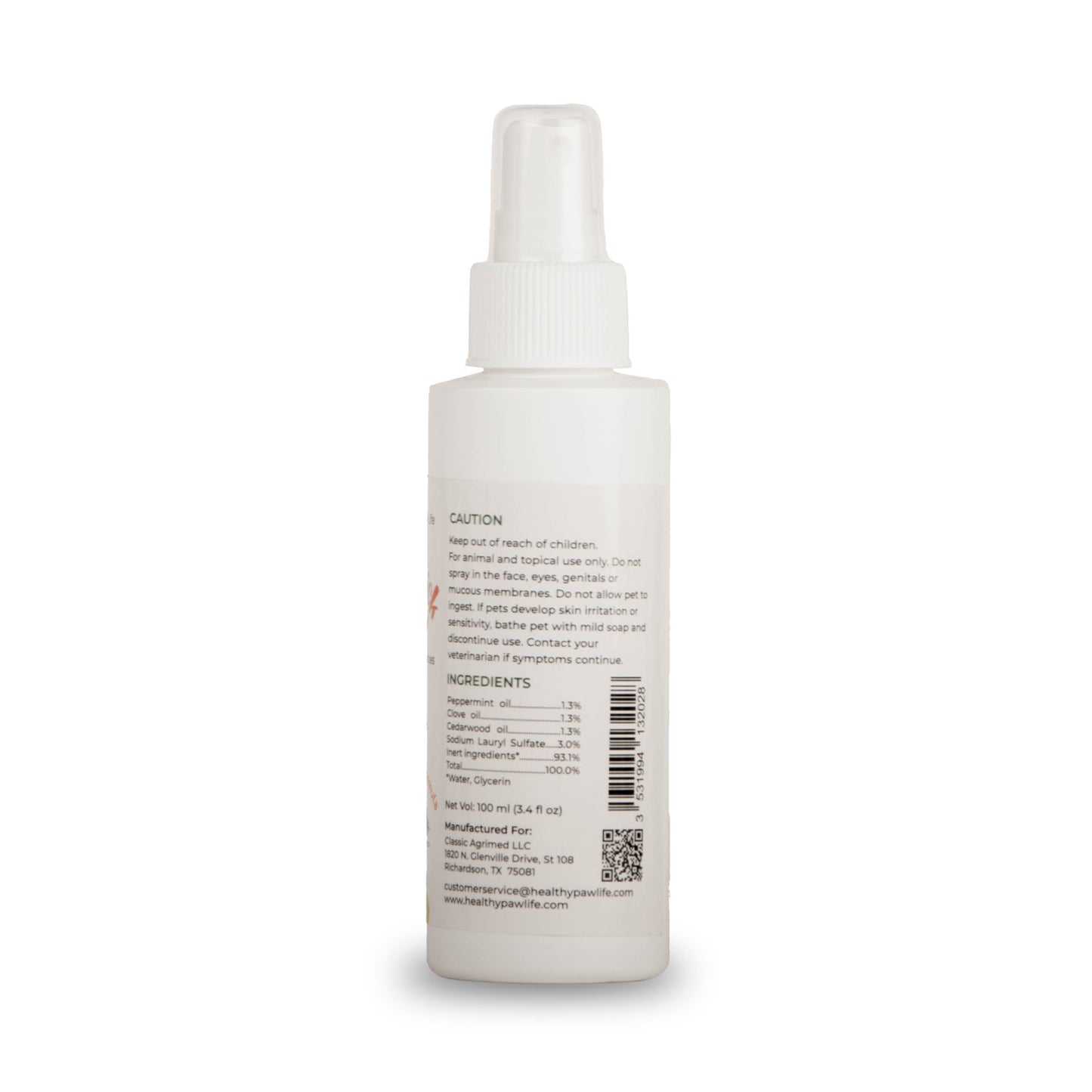 healthy paw life's flea and tick spray, 100 ml