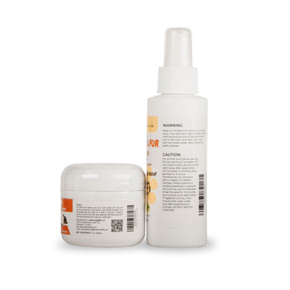 Healthy Paw Life's Bundle of Lime Sulfur Spray (4 fl oz) and Lime Sulfur Cream (2 oz)