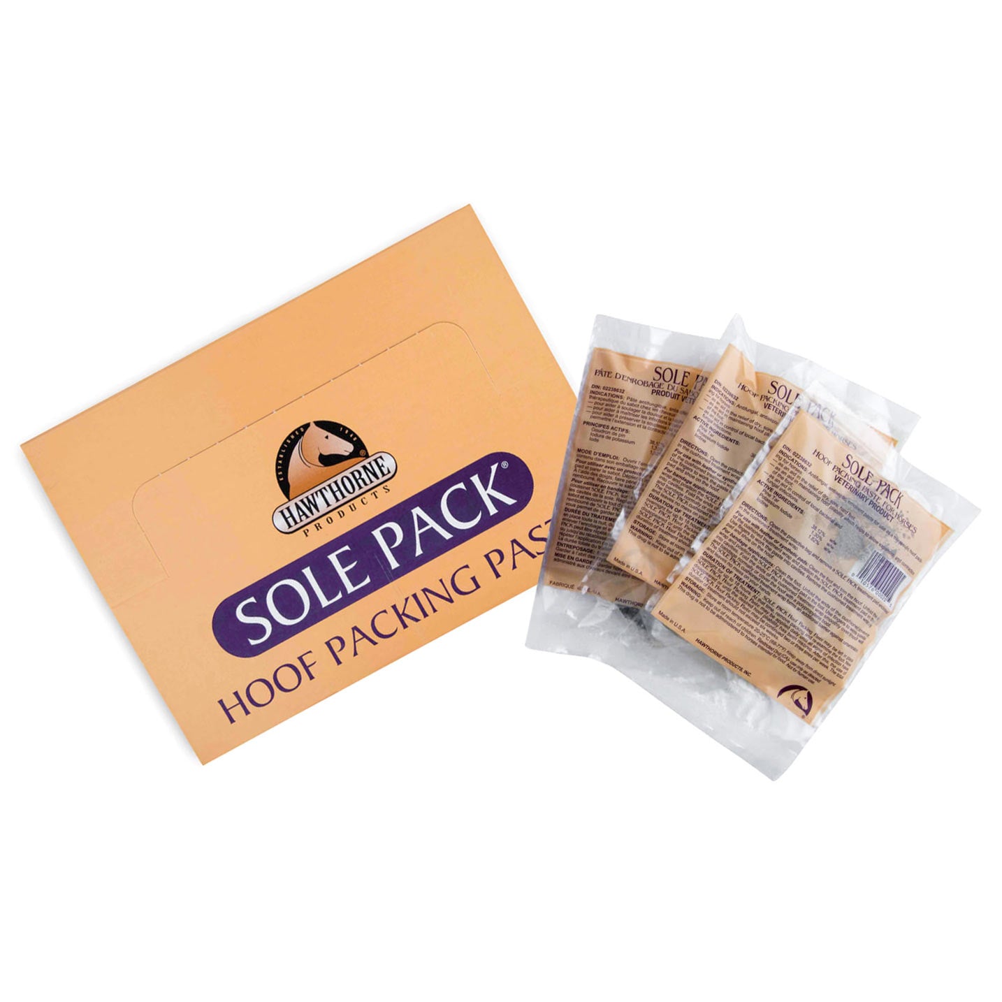 sole pack medicated hoof packing 2oz, 12pk