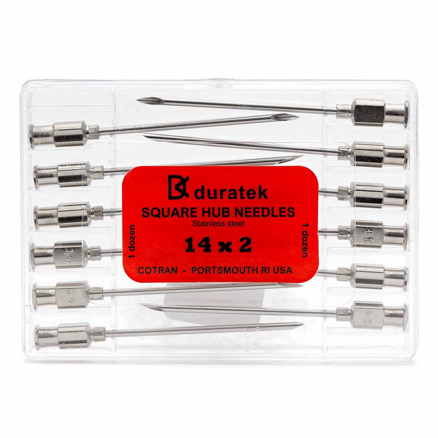 hypo needle (ss) 14gax2" (dz)