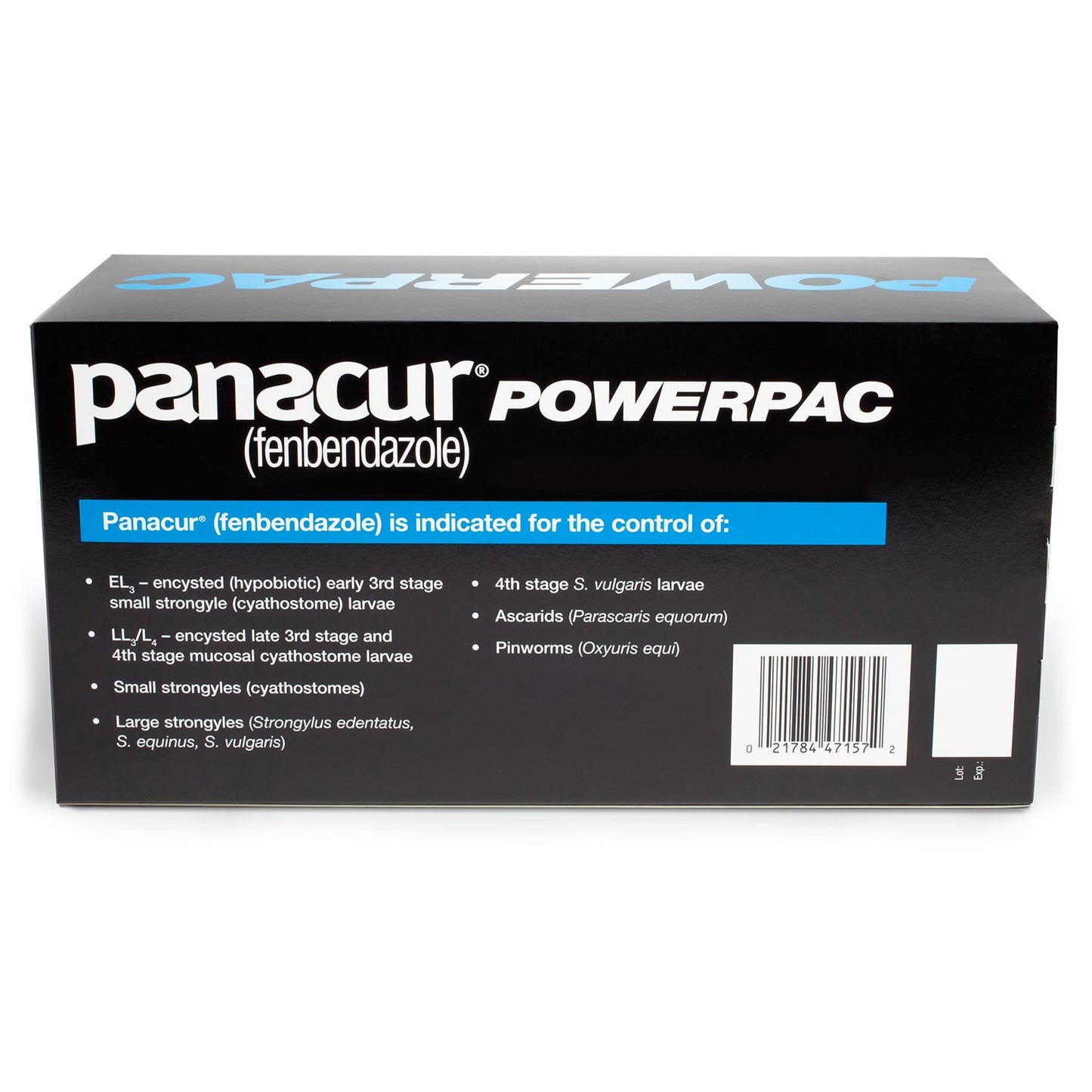 panacur powerpac, (5) 57 gram tubes