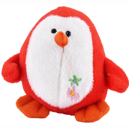 Jeffers 3" Plush Penguin Squeaker Dog Toy, Red - Small Soft Plush Pet Toy with Squeaker, Lightweight Stuffed Toy for Puppies & Small Dogs, Indoor Play & Cuddle Time, Travel Friendly - 1 Pack