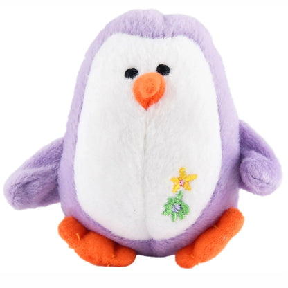 Jeffers 3" Plush Penguin Squeaker Dog Toy, Purple - Small Soft Plush Pet Toy with Squeaker, Lightweight Stuffed Toy for Puppies & Small Dogs, Indoor Play & Cuddle Time, Travel Friendly - 1 Pack