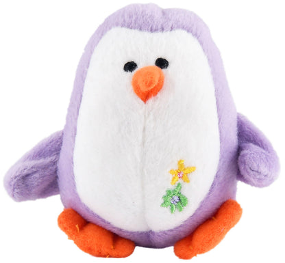 Jeffers 3" Plush Penguin Squeaker Dog Toy, Purple - Small Soft Plush Pet Toy with Squeaker, Lightweight Stuffed Toy for Puppies & Small Dogs, Indoor Play & Cuddle Time, Travel Friendly - 1 Pack