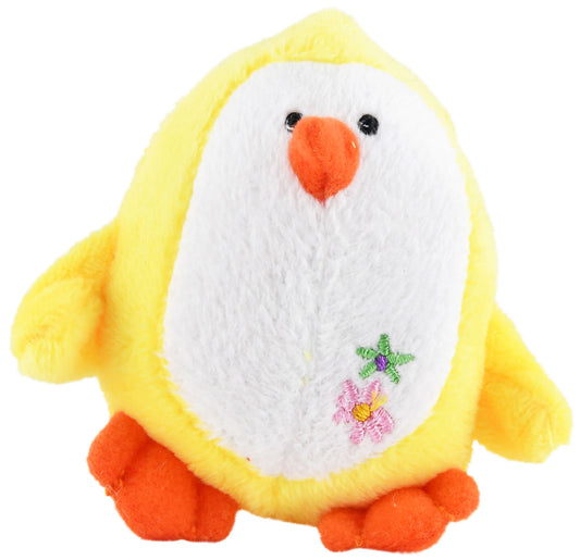 Jeffers 3" Plush Penguin Squeaker Dog Toy, Yellow - Small Soft Plush Pet Toy with Squeaker, Lightweight Stuffed Toy for Puppies & Small Dogs, Indoor Play & Cuddle Time, Travel Friendly - 1 Pack