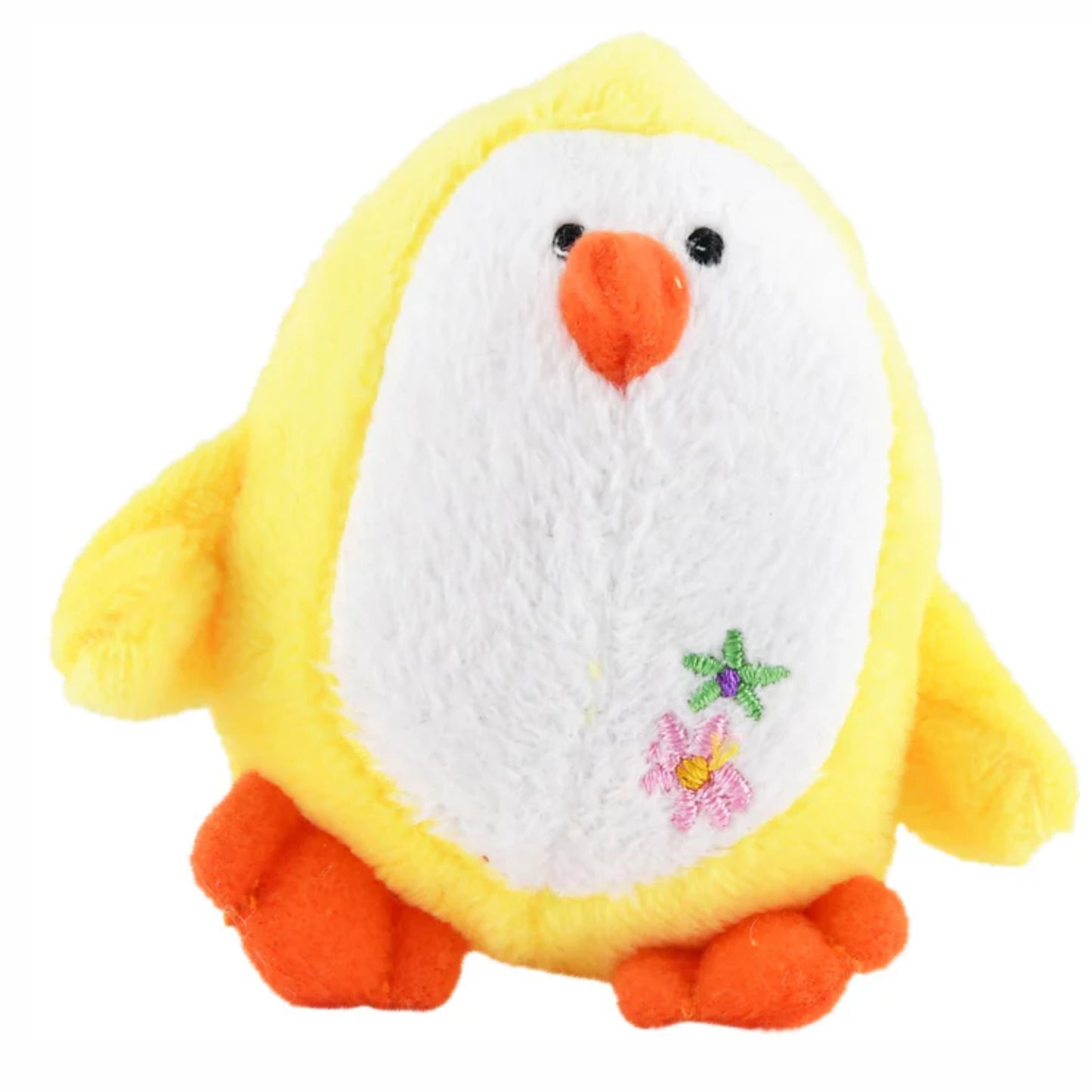 jeffers 3" plush penguin squeaker dog toy, yellow - small soft plush pet toy with squeaker, lightweight stuffed toy for puppies & small dogs, indoor play & cuddle time, travel friendly - 1 pack