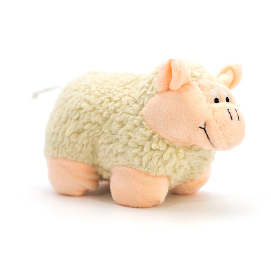 Jeffers Pet Plush Dog Toy with Squeaker, Lamb 9" - Soft Plush Fleece Stuffed Lamb with Built-In Squeaker Interactive Cuddle Plush Pet Toy for Dogs Small Medium Breeds, Lightweight, Machine Washable