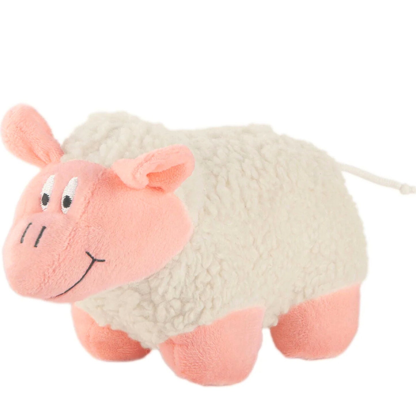 jeffers pet plush dog toy with squeaker, lamb 9" - soft plush fleece stuffed lamb with built-in squeaker interactive cuddle plush pet toy for dogs small medium breeds, lightweight, machine washable