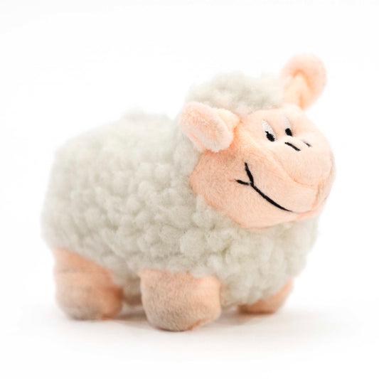 Jeffers Pet Plush Dog Toy with Squeaker, Lamb 5" - Soft Plush Fleece Stuffed Lamb with Built-In Squeaker Interactive Cuddle Plush Pet Toy for Dogs Small Medium Breeds, Lightweight, Machine Washable