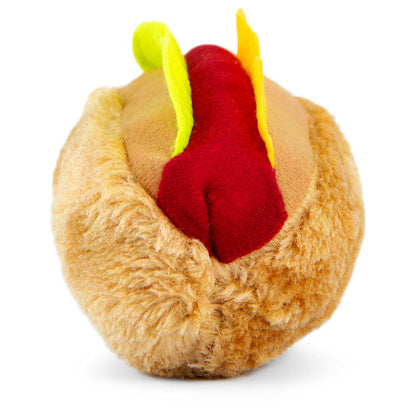 Jeffers Pet Plush American Grill Time Cuisine Dog Toys – 6" Squeaky Hotdog Plush Toys for Dogs – Chew, Cuddle, Interactive Play, Soft Durable Fabric, Puppy Gift, Christmas Stocking Stuffer