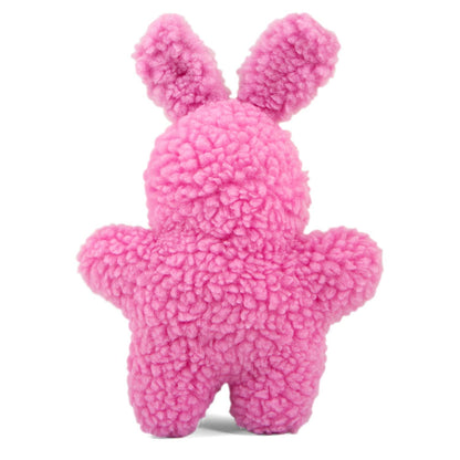 Jeffers Pet Animal Fuzzies Plush Squeaky Dog Toy for Puppies & Dogs, Soft 8 Inch Stuffed Animal, Interactive Pet Toys for Chewing, Crate, Travel, Indoor Play, Small to Large Breeds - Pink Rabbit