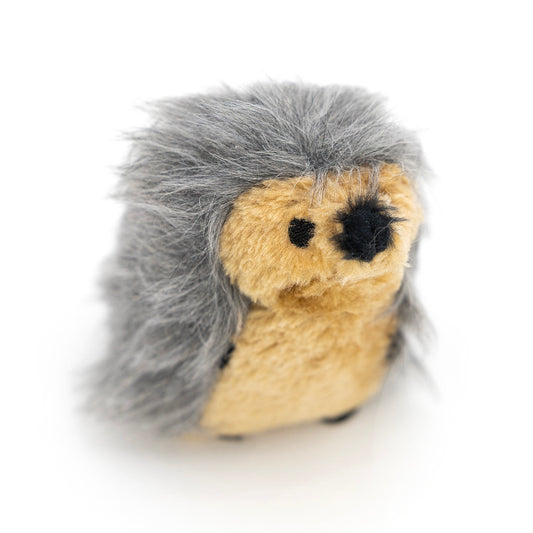 Jeffers Pet Plush Hedgehog Dog Toy with Squeaker, 4"- Soft Stuffed Plush Animal Toy for Puppies Small Medium Dogs, Interactive Play, Training, Fetch, Tug, Chew, Cuddle Companion, Indoor Fun - 1 Pack