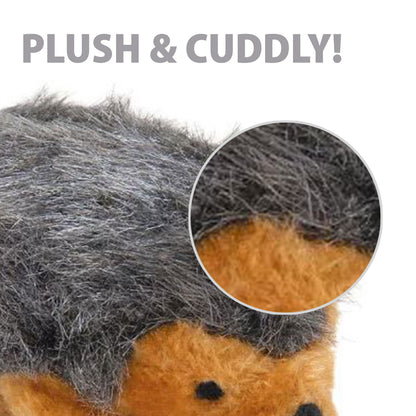 Jeffers Pet Plush Hedgehog Dog Toy with Squeaker, 4"- Soft Stuffed Plush Animal Toy for Puppies Small Medium Dogs, Interactive Play, Training, Fetch, Tug, Chew, Cuddle Companion, Indoor Fun - 1 Pack