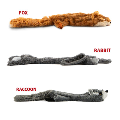 Jeffers Pet Thinnies Unstuffed with Squeaker, No Rope Dog Toy – 21" Plush Rabbit, Flat Stuffing Free Chew Toy for Dogs & Puppies – Soft, Durable, Interactive Play, Fetch, Tug, Training, Teething