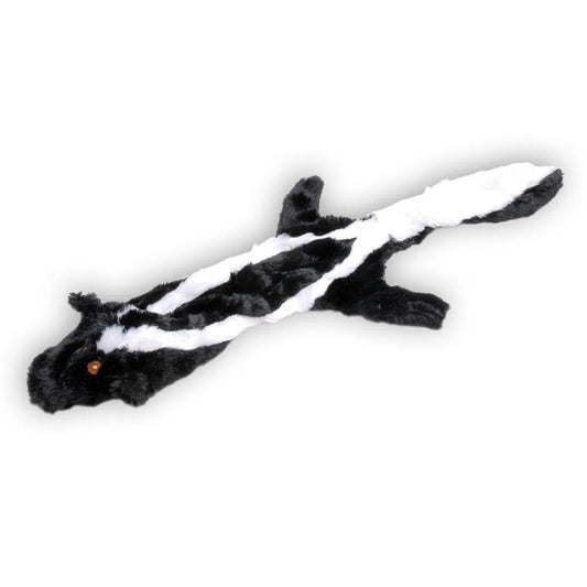 Jeffers Pet Thinnies Unstuffed No Squeaker Dog Toy – 21" Plush Skunk, Flat Stuffing Free Chew Toy for Small, Medium & Large Dogs – Soft, Interactive Play, Fetch, Tug, Training, Teething