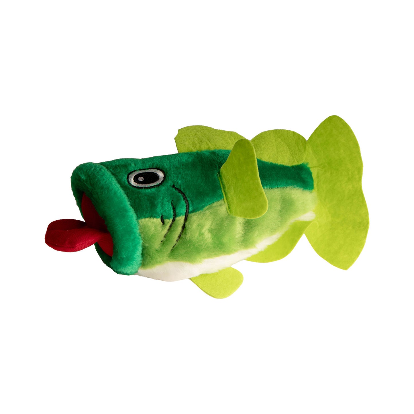 jeffers pet big mouth bass dog toy, 9" – plush fish toy for dogs, chew, fetch, toss, snuggle, interactive play, funny holiday gift, stocking stuffer, squeaky, cute, soft, durable, indoor, outdoor